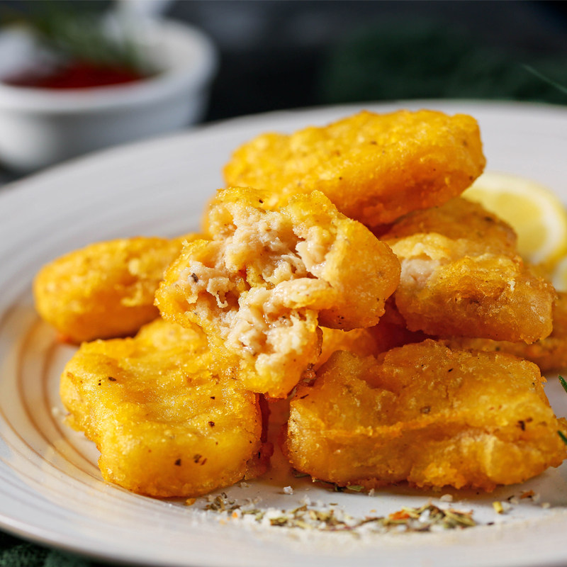 鸡块上校500g半成品冷冻黄金油炸小吃吃鸡米花鸡肉丸