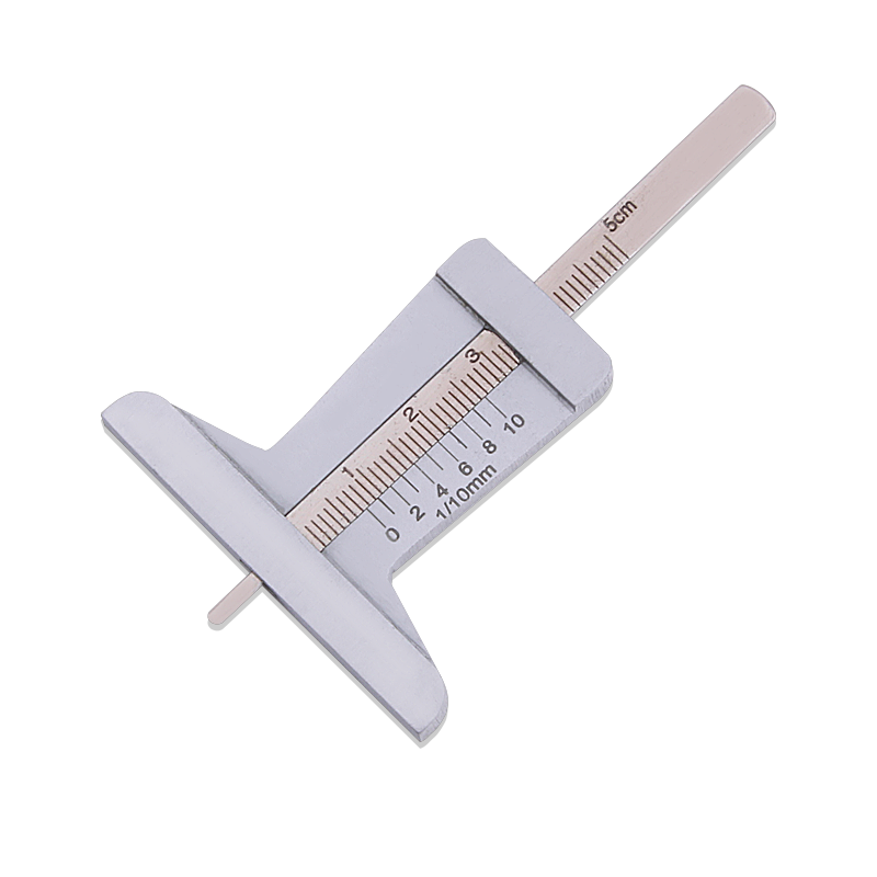 轮胎检测站专用花纹测量量尺050mm深度度尺胎纹尺其它测量工具