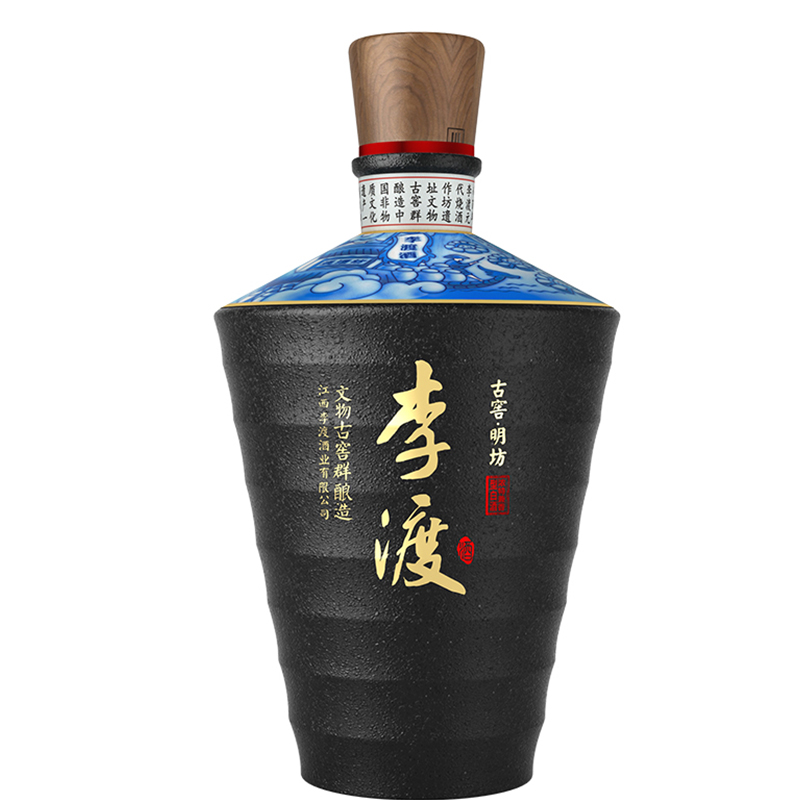 李渡高粱酒古窖明坊52度粮食酒高度白酒高粱酒高粱兼香白酒单瓶