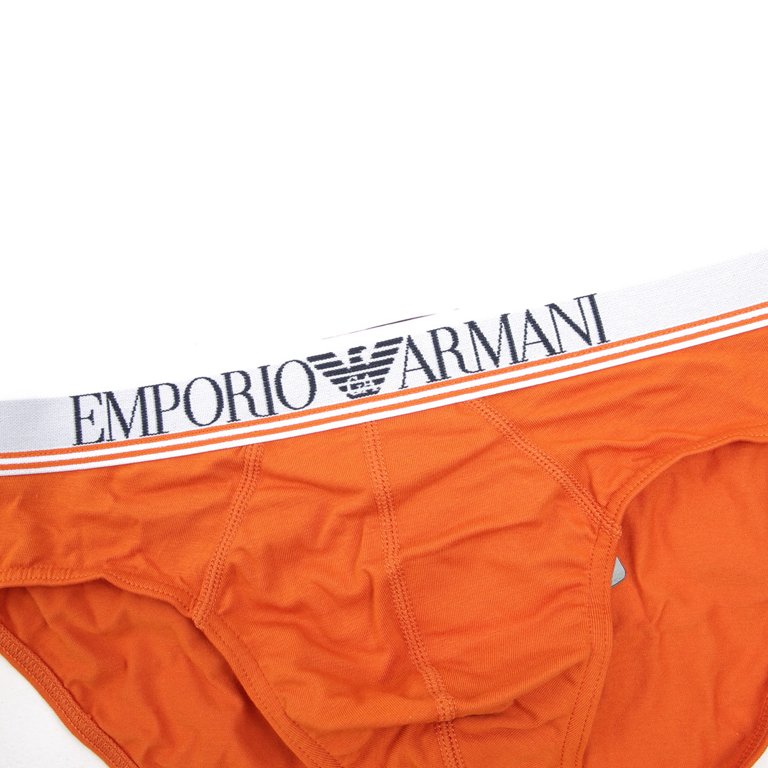 armani阿玛尼ea正品男士鹰标3件装棉三角内裤男三角内裤
