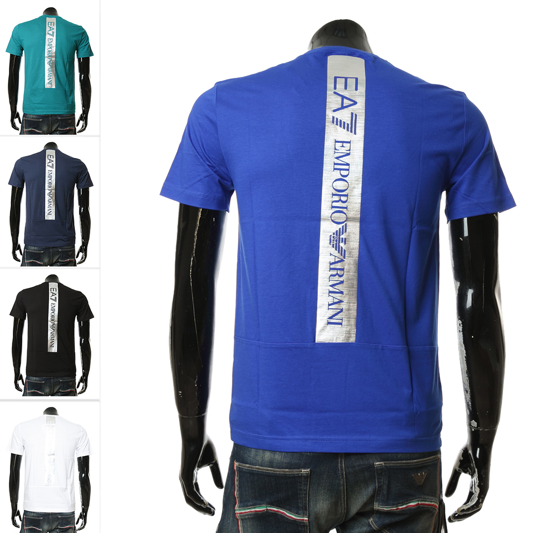 Armani/阿玛尼EA7 新款男时尚潮流字母印花短袖T恤 3LPT32 PJ02Z