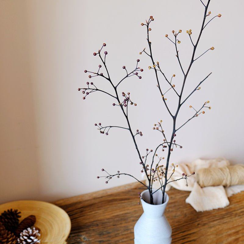 中式店面插花花瓶摆件北欧日式树枝干花枝干摆件