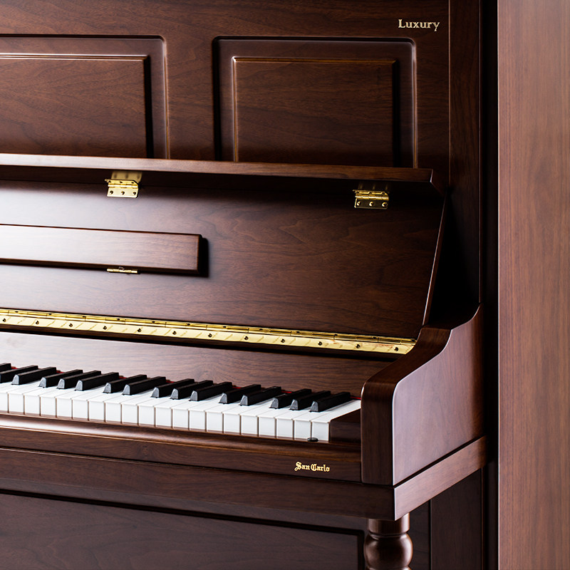 圣卡罗128l立式钢琴成人演奏初学者家用专业考级入门全新教学琴