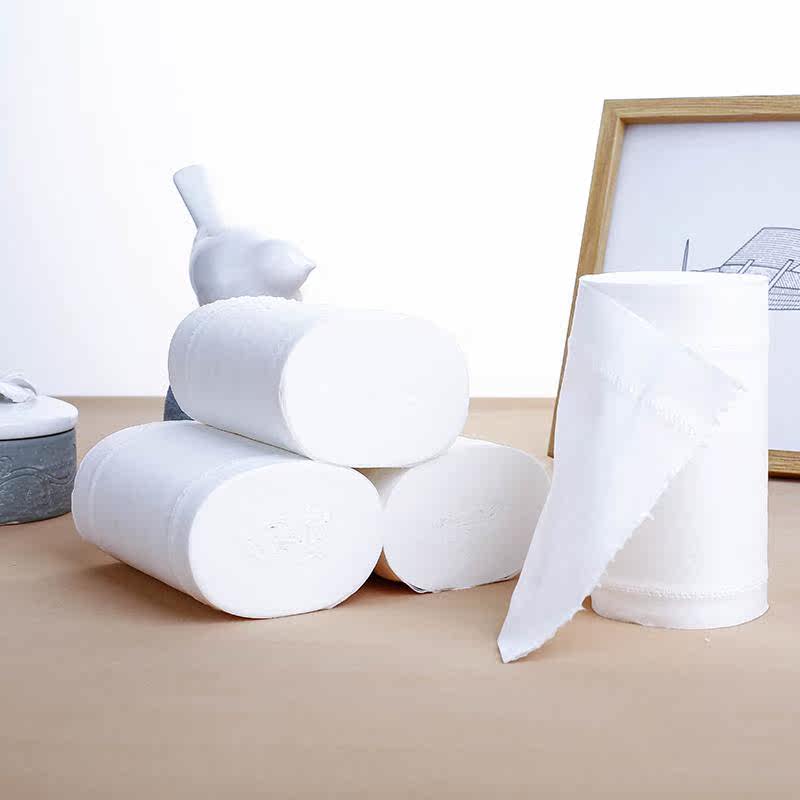卫生纸原生木浆24卷家庭家用卷纸学生宿舍面巾纸卷筒纸