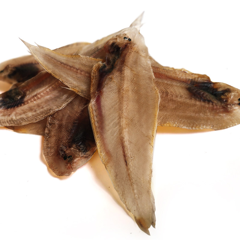 龙利鱼干250g龙舌鱼生晒牛舌头鱼干货潮汕特产踏板鱼脯鳎目鱼海产
