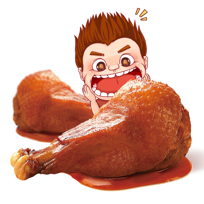 酱卤鸭小腿360g小吃休闲网红零食