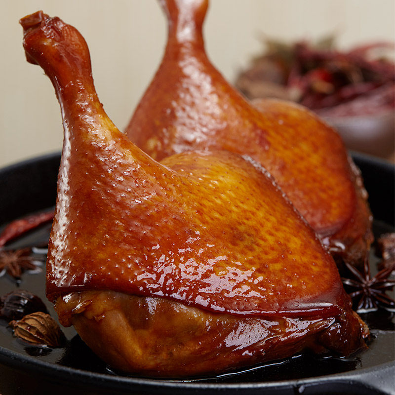 满200减130无穷农场酱卤鸭腿84g香麻辣味肉类小吃