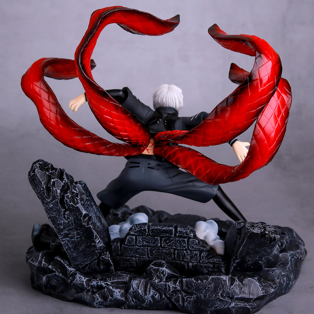 东京食尸鬼金木研手办喰种半赫者面具系列国产动漫二次元模型摆件