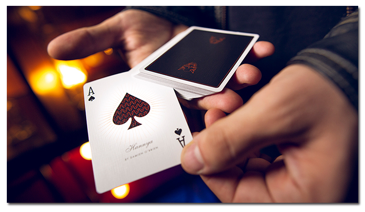 amor扑克 hannya v2 般若 烫金工艺创意花切扑克牌 进口魔术纸牌