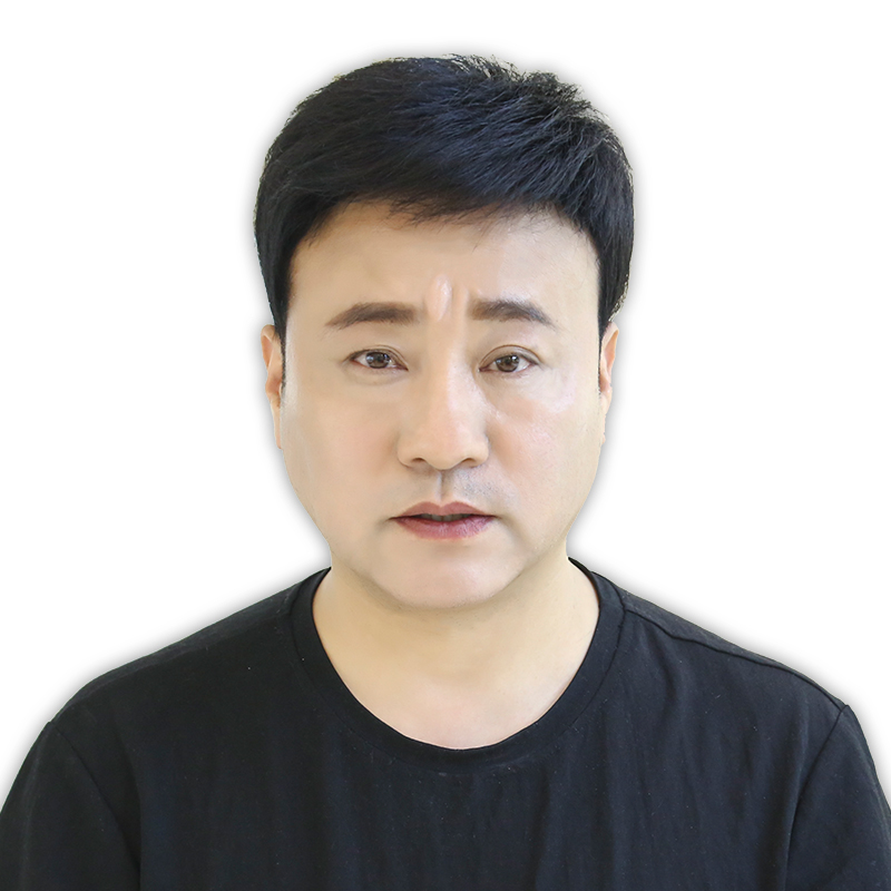 假发短发韩版帅气中老年男士真人发丝平头寸头日常整顶假发