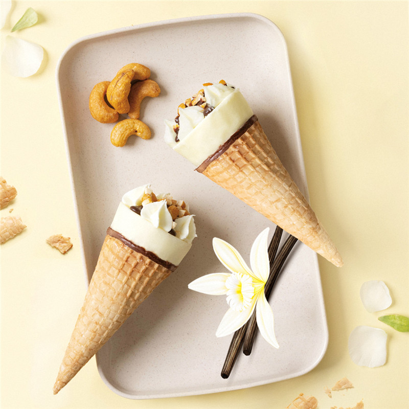 雀巢呈真花心柔心香草冰淇淋脆皮筒甜筒雪糕67克支冰淇淋