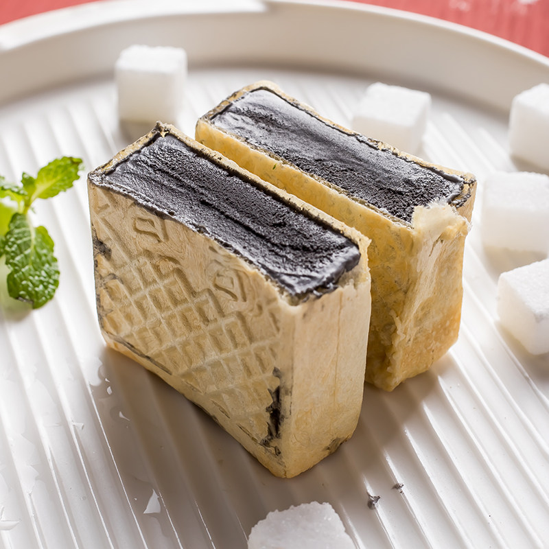 威化晨星牛奶方块雪糕椰子口味饼干冰糕冰淇淋冰淇淋