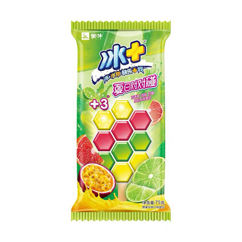 5支蒙牛海盐柠檬山楂蓝莓芒果工厂雪糕冰棒冰淇淋