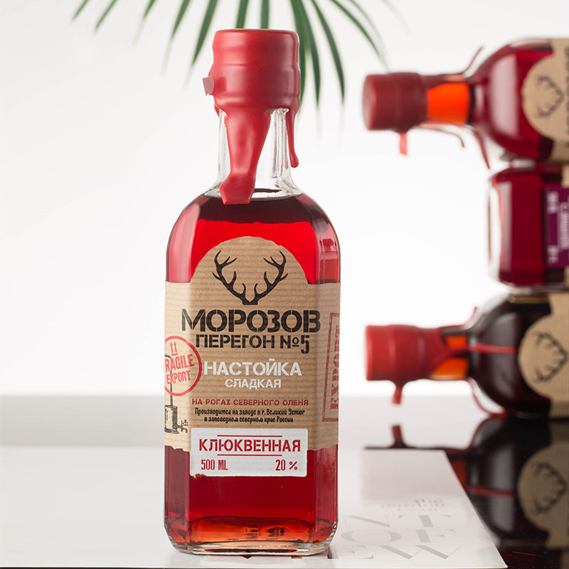 现货莫罗5号伏特加莫洛佐夫升华果味女士东欧力娇酒