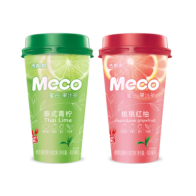 香飘飘蜜谷果汁茶400ml8杯