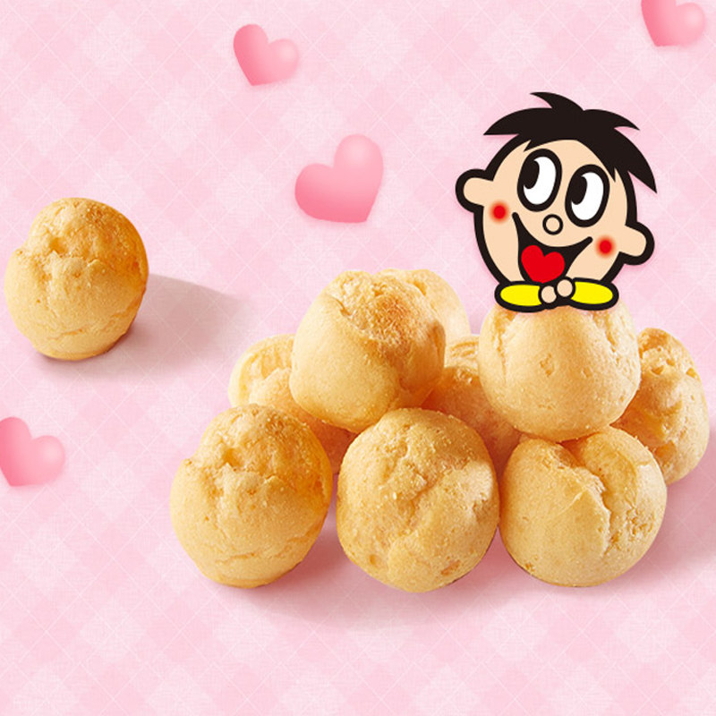 旺仔小馒头旺旺泡芙qq糖牛奶糖幼儿园分享装儿童口袋休闲小袋零食