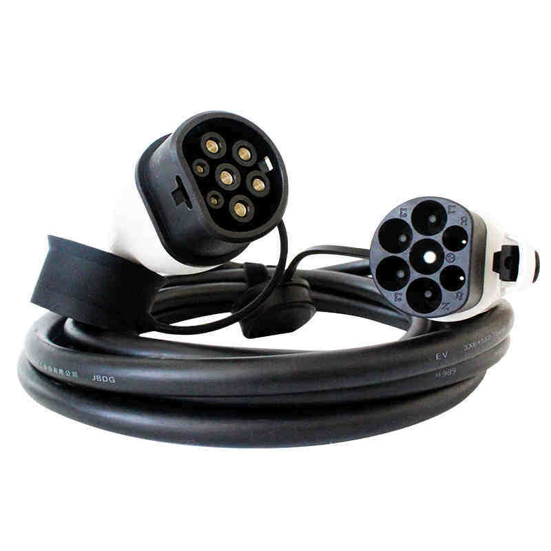 一拓380v11kw新能源电动汽车充电16a延长线公母加长通用充电桩延长线