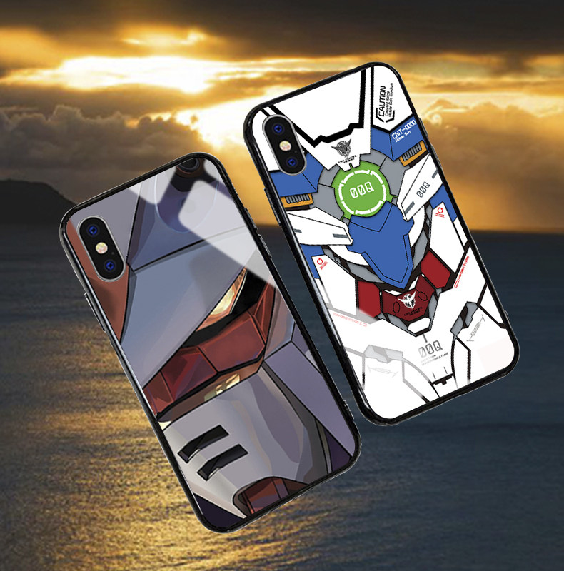 适用机动战士高达小米10手机壳一加8p苹果华为p40手机保护套