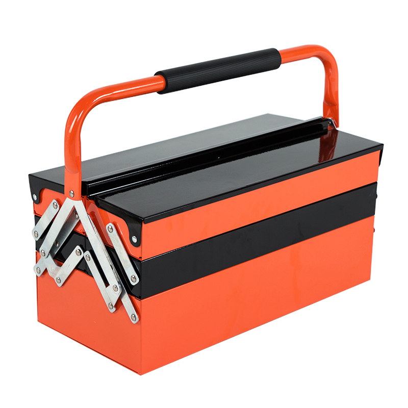 工具箱奇耀家用三层铁皮加厚大号多功能五金收纳五金工具箱