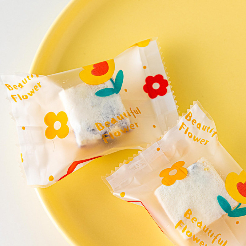 饼干雪花包装袋曲奇蔓越莓牛糖果零食包装包装纸点心包装盒