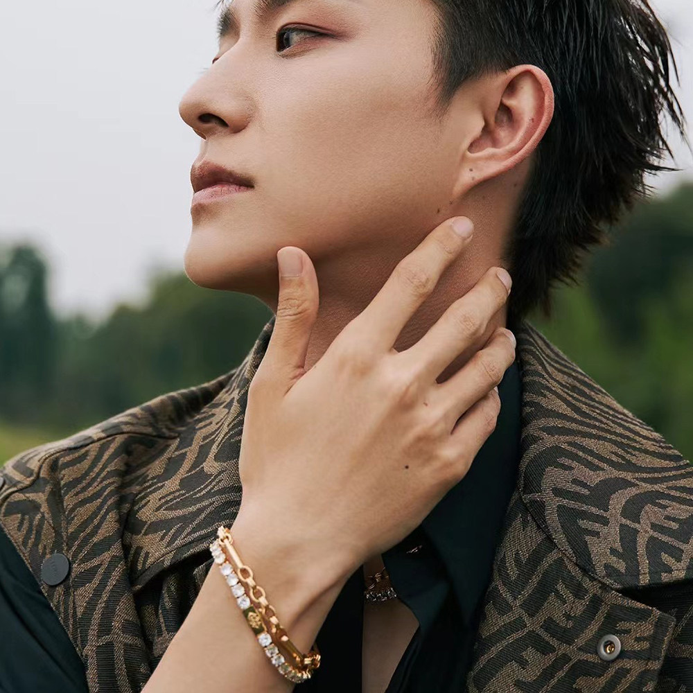 glacierboy5mmroundcuttennisbraceletlink圆切网球手链手链