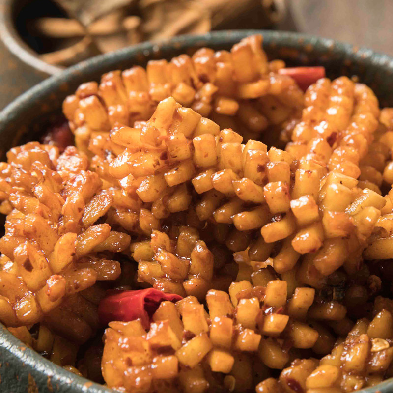 【冷帮主】全店满3袋包邮!冷吃麻辣鱿鱼花即食海鲜香辣熟食100g