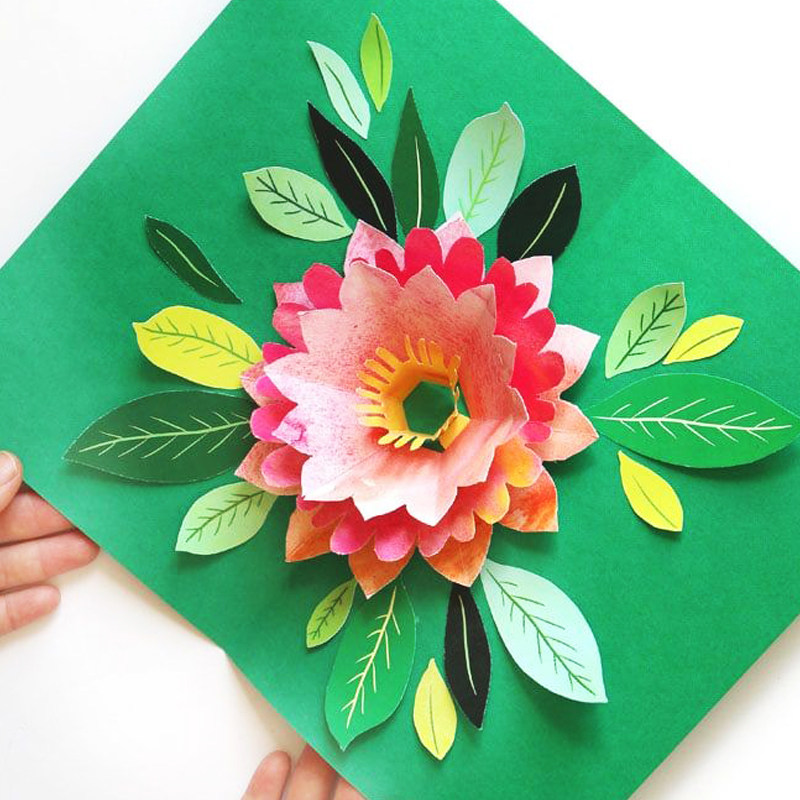 卡纸画纸touchmark制作手工制手工画画绘画剪纸diy折纸