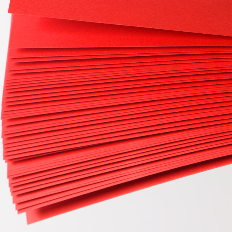 红色卡纸 中国红a3 a4 大红色硬卡纸 彩色卡纸 礼盒贺卡纸 红色卡纸