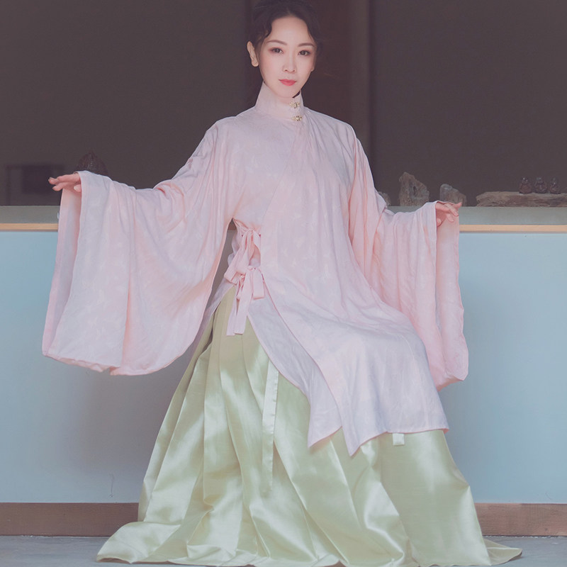 花无笔明制汉服女正品原创日常素色马面裙半身纯色民族服装