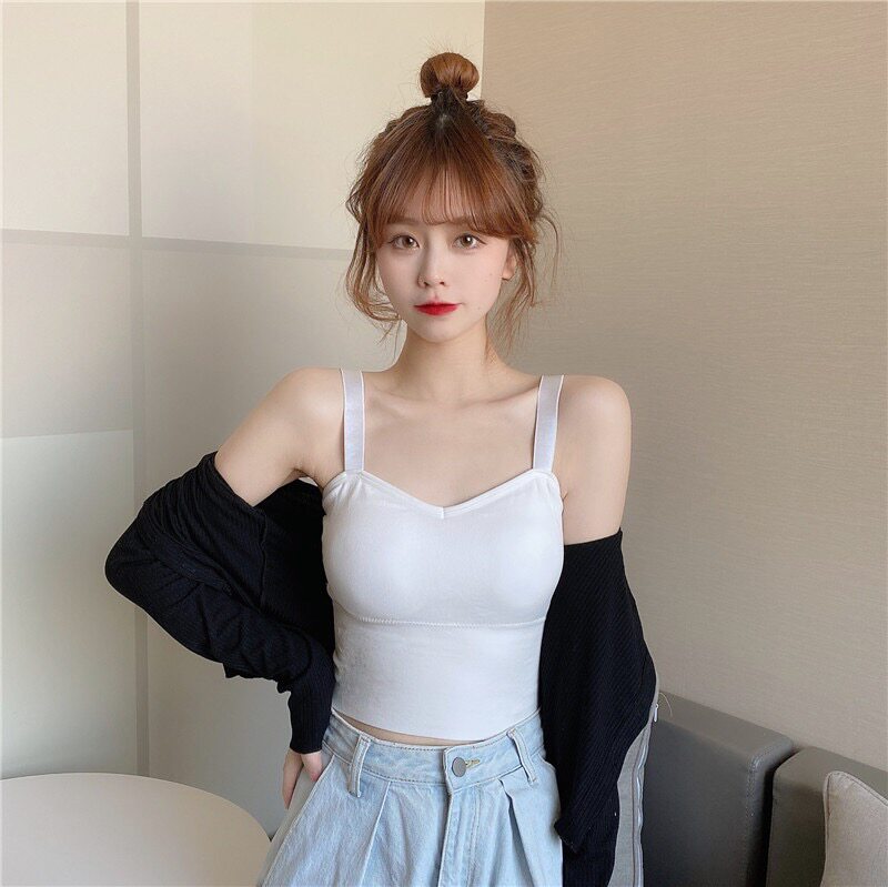 夏季2022爆款美背钢圈设计肩带文胸学生少女抹胸