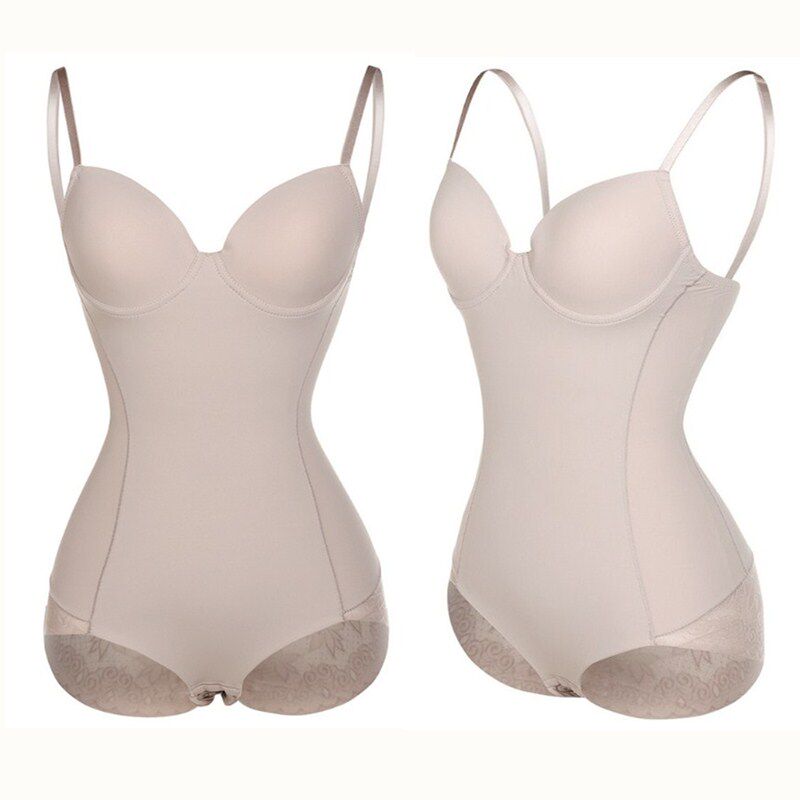 秋冬新品吊带文胸连体塑身衣女上托聚拢产后塑身连体衣