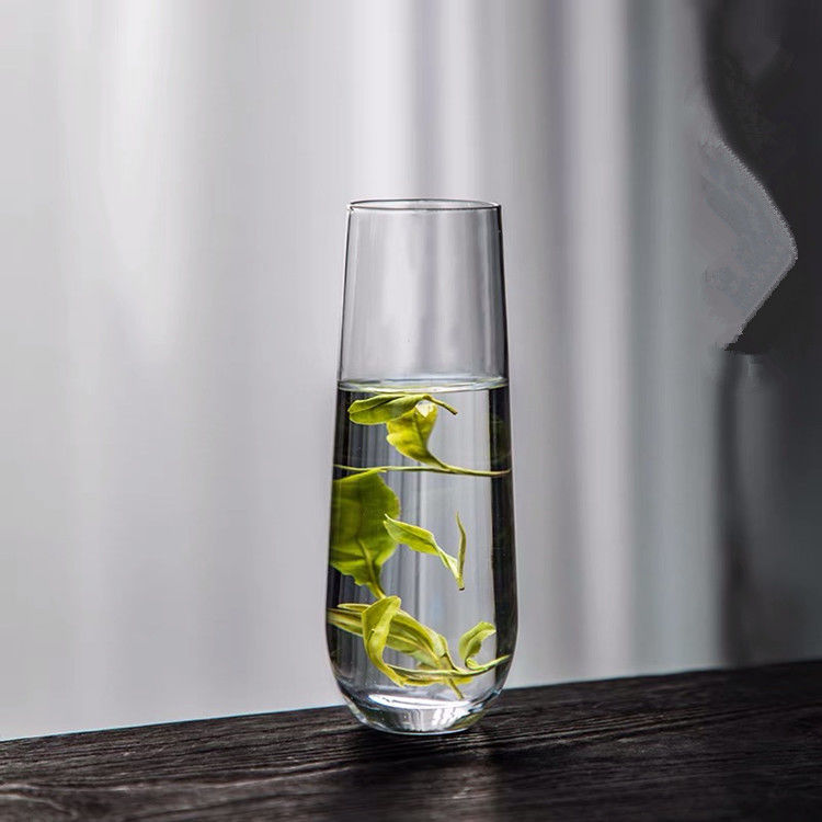 专用毛尖细高玻璃杯绿茶茶杯猴魁茶楼高级耐热玻璃杯