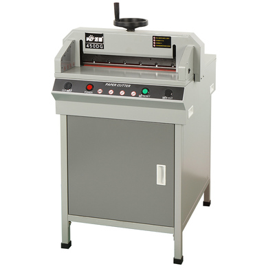 万德wd450dg电动切纸机a3a4标书厚纸裁纸机名片裁切机