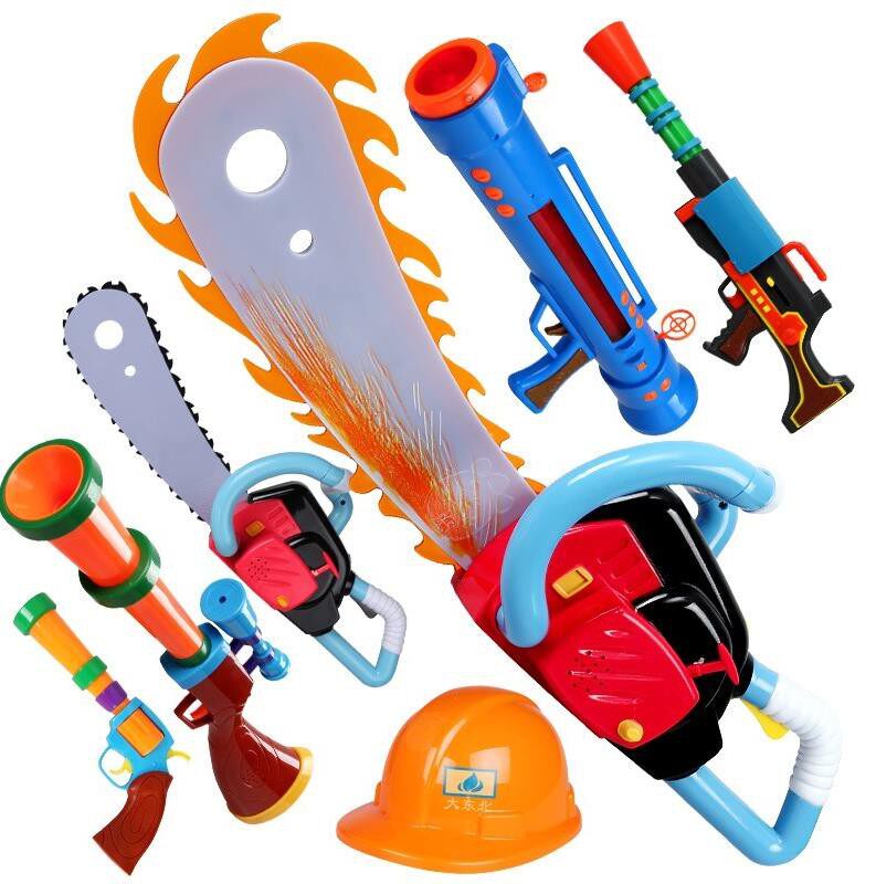 熊出没之探险日记2玩具原始打光头强抢儿童帽油锯乐园树伐木抖音