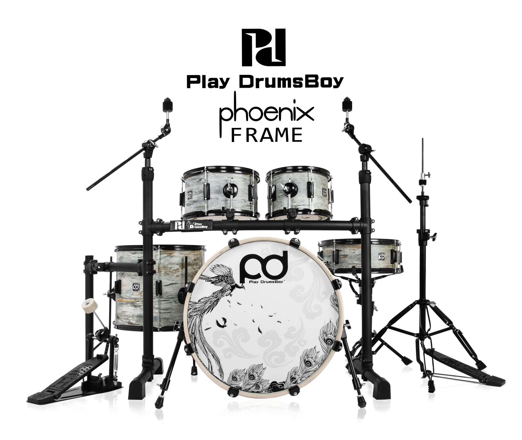 标准pdplaydrumsboy外贸原单架子鼓爵士鼓乐器儿童考级架子鼓