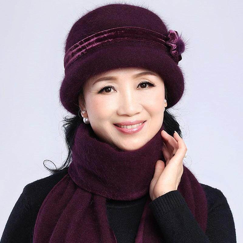 老年人帽子女春秋季薄款中年女士妈妈保暖帽老太太盆帽奶奶帽夏.