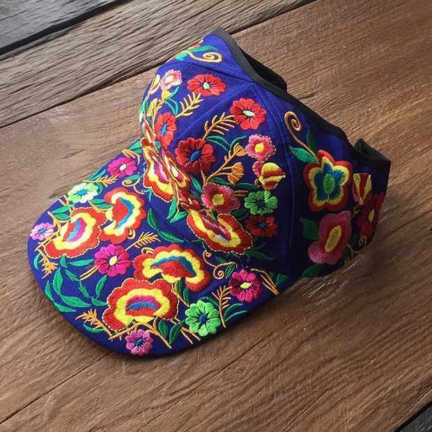 民族民族风风中国风刺绣少数民族春季云南绣花帽子帽子