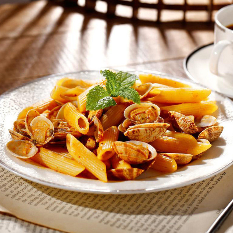 意面进口莫利两头尖型500g5人意大利通心粉空心意大利面