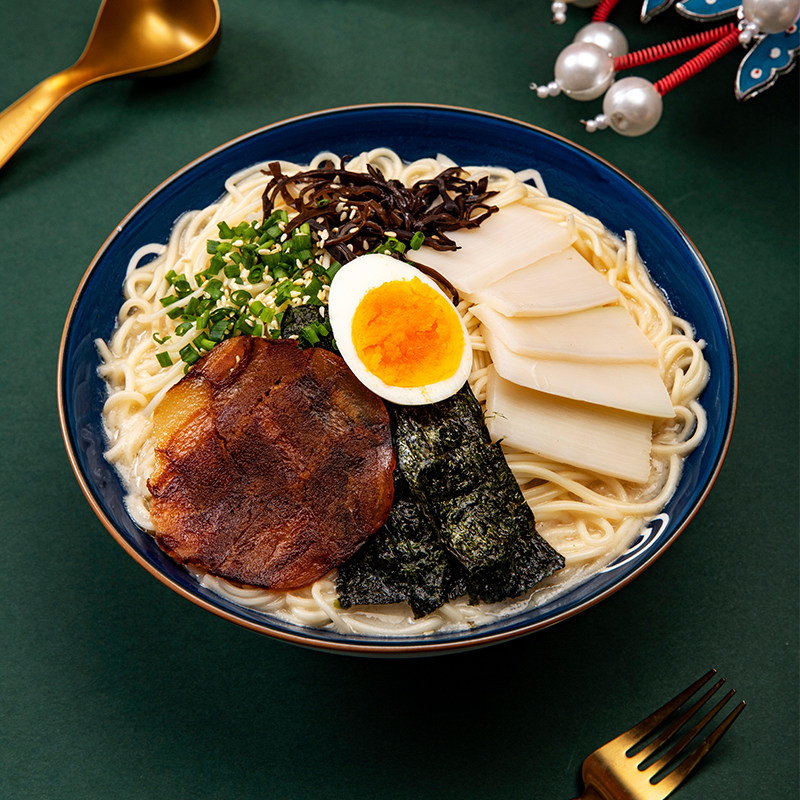 苏小喵日式豚骨拉面叉烧拉面国潮说速食拌面说拉面