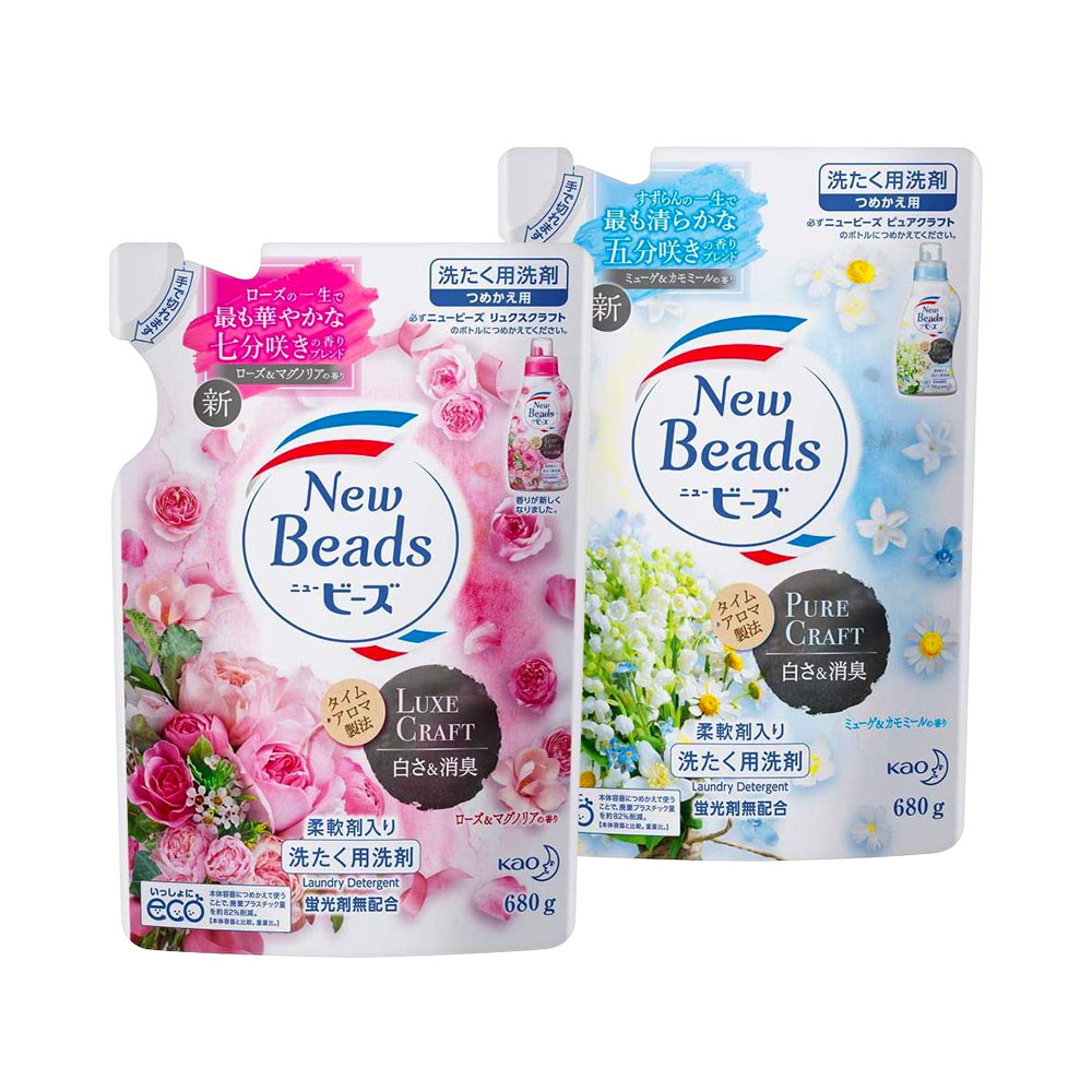 日本kao花王进口洗衣液香味持久无荧光剂补充装680g内衣洗液留香