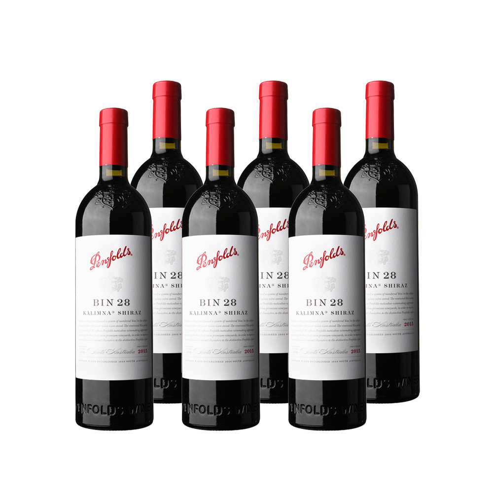 澳洲进口奔富bin28红葡萄酒整箱送礼赤霞珠西拉红酒葡萄酒