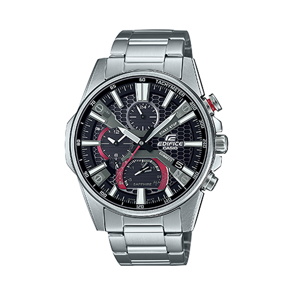 直营casio卡西欧edifice薄款商务休闲太阳能手表eqb1200yd日韩腕表