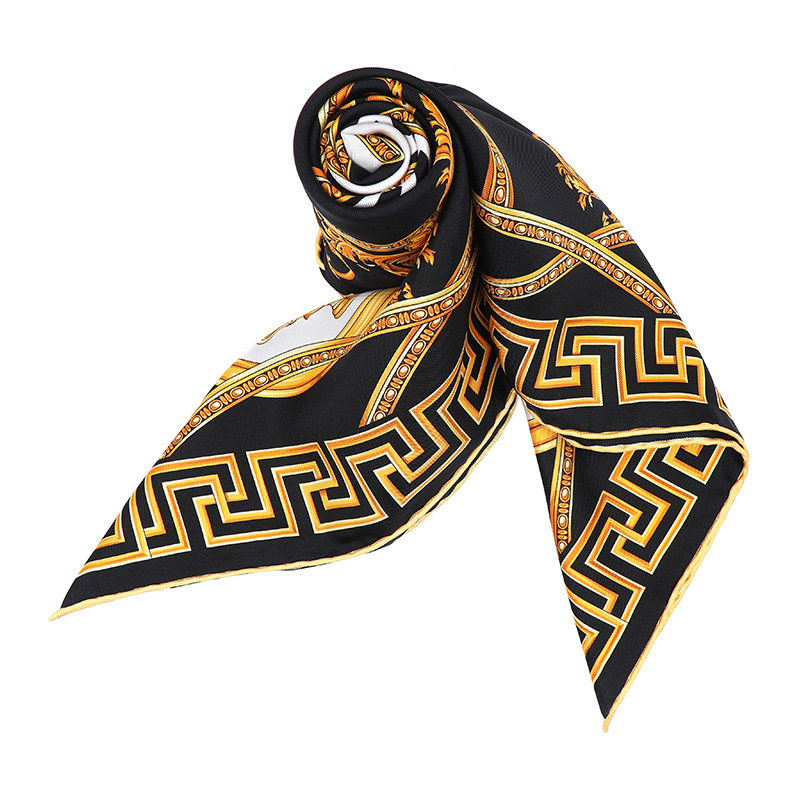 直营versace范思哲秋冬新时尚女士方丝巾丝巾围巾