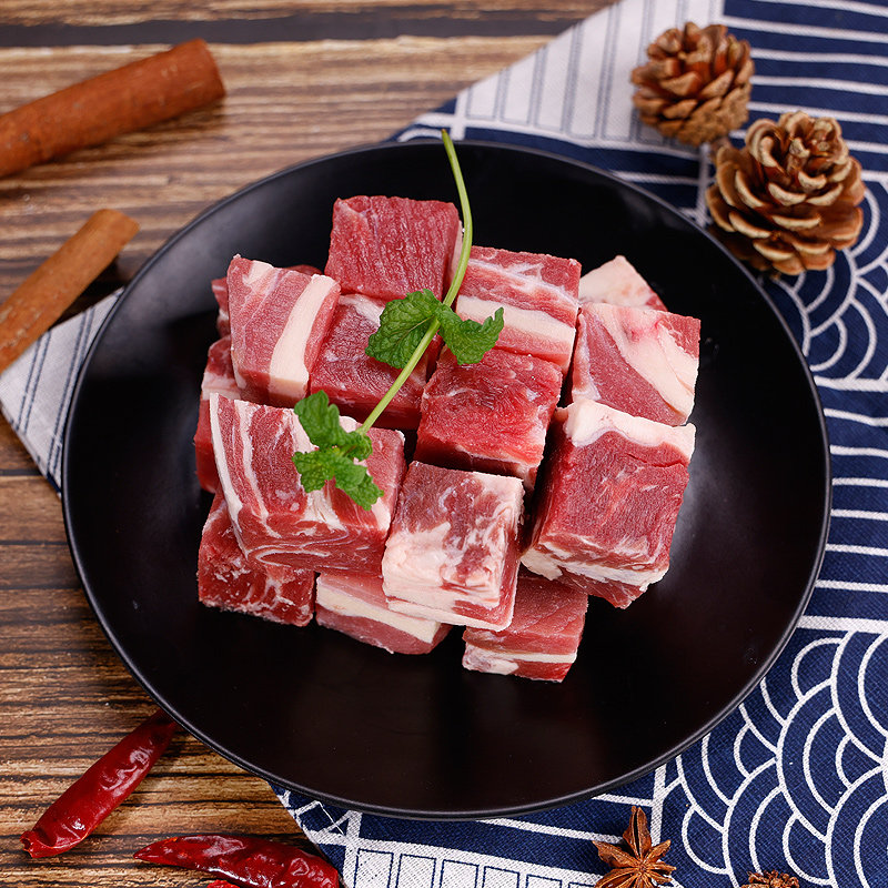 牛肉直营原切牛腩块澳洲谷饲冷冻安格格斯粒牛牛腩