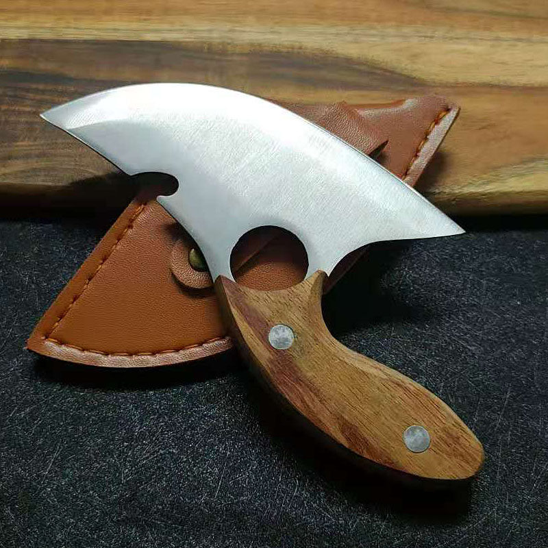 家用手把刀手扒肉刀吃肉小刀蒙古剔骨刀割割肉多功能刀