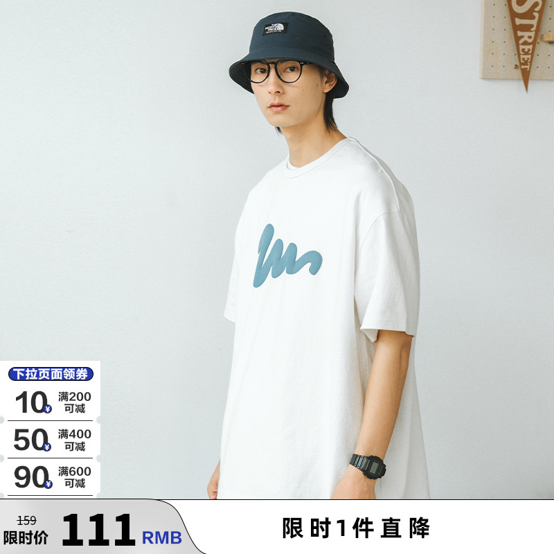 714street重磅t恤男情侣短袖潮牌新款宽松体恤男士纯棉打底衫上衣