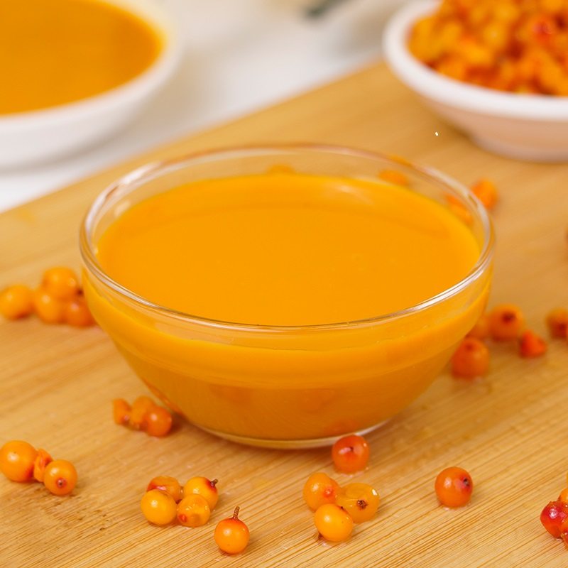 沙棘原浆原汁新鲜野生果汁188g山西吕梁山梁山沙棘