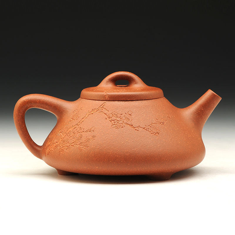 壶天福地吴建平建平宜兴降坡紫砂壶名家手工收藏子冶茶壶