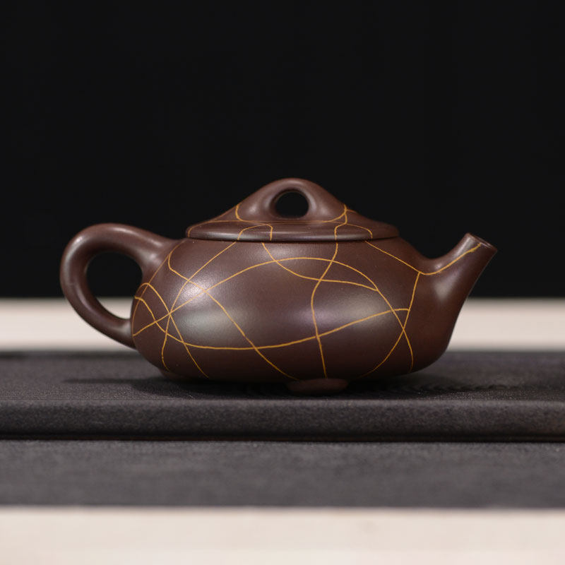壶天福地陈志豪宜兴原矿紫泥紫砂壶小品茶壶