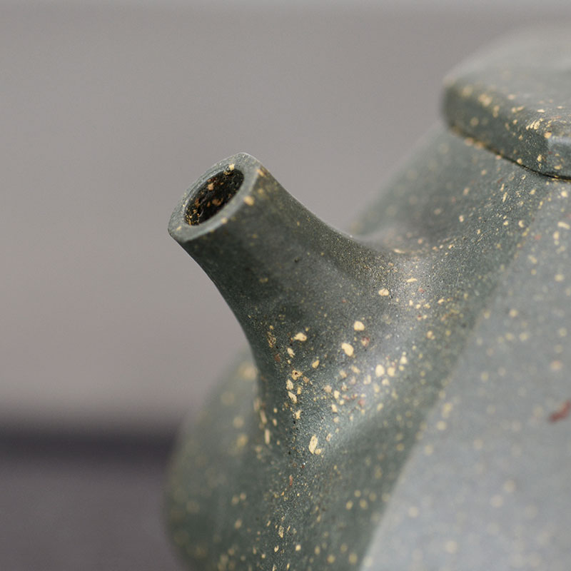 孙跃强雪华绿泥中式紫砂壶名家全纯手工泡茶茶壶茶壶